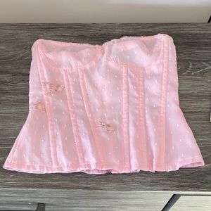 Pink Corset Top
